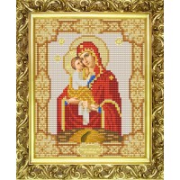Схема для вышивания бисером "Богородица Почаевская" 
